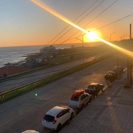 Apartamento Mar del Plata frente al mar Biblioteca Exterior foto